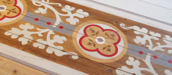 Parquet Peinture à motifs